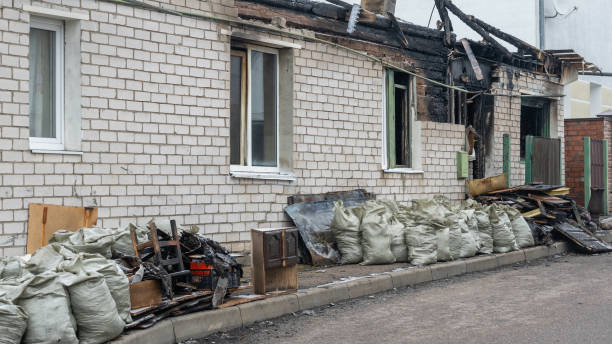 Professional Soot Cleanup technician working in Doylestown, PA